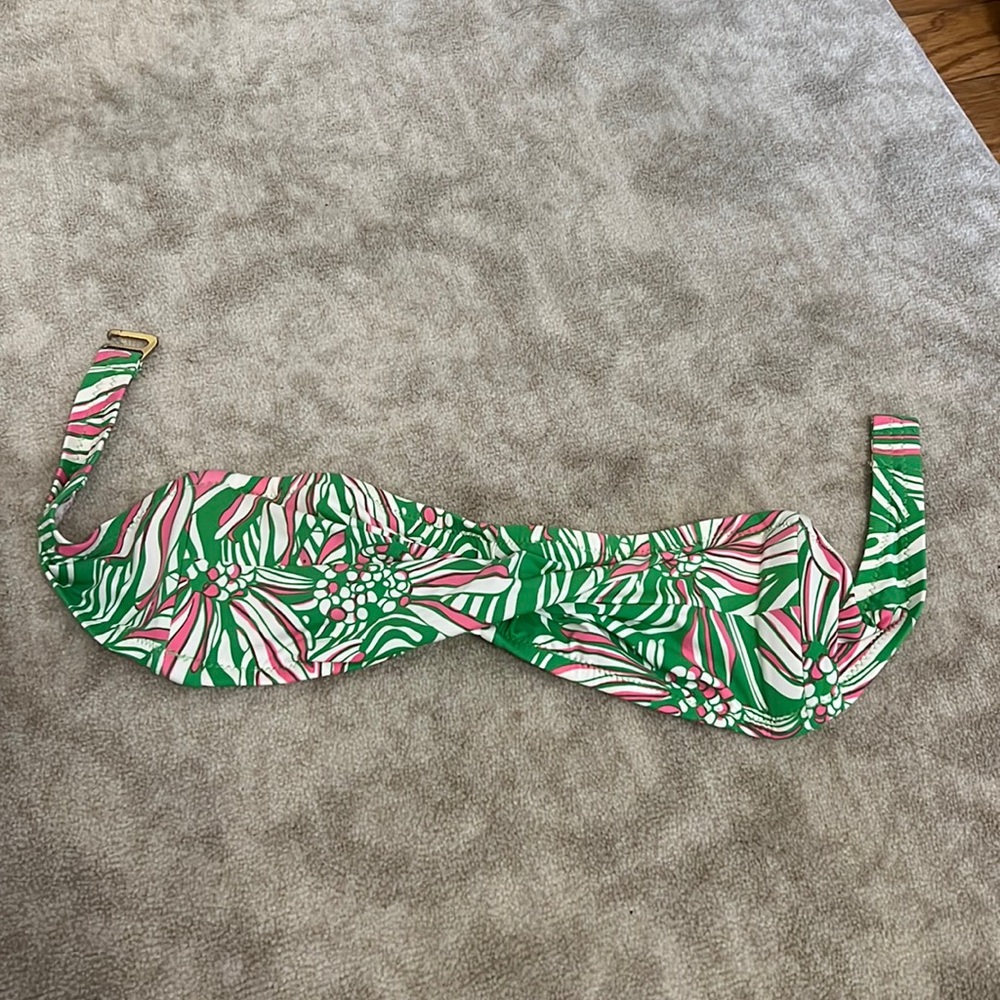 Lilly Pulitzer bandeau bikini top